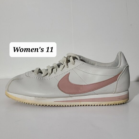 Nike Classic Cortez Light Bone Women's Shoes Size 11 - Picture 1 of 8